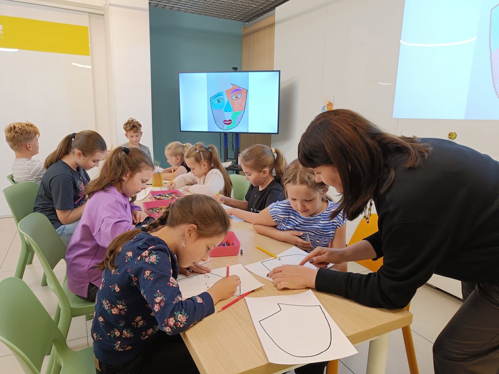 Мастер-класс «Геометрические фигуры на итальянском и немного кубизма»