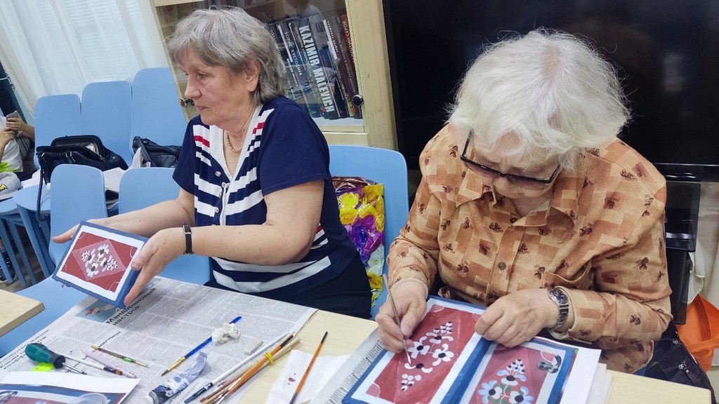 Мастер-класс «Кич-городецкая роспись»