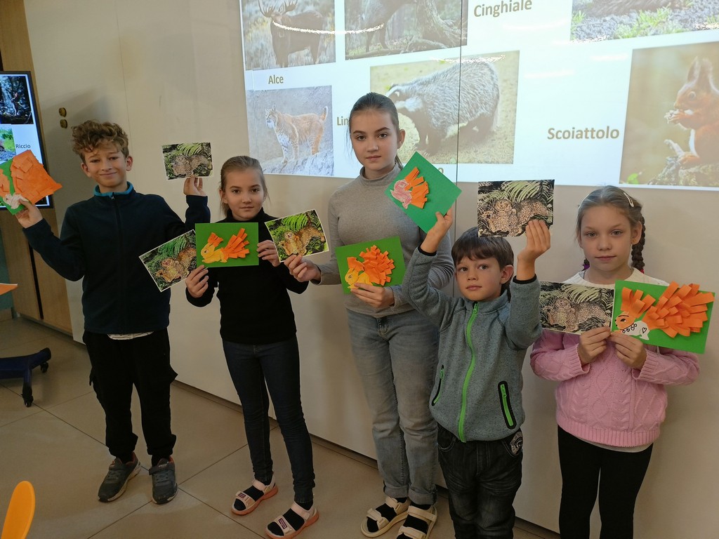 Мастер-класс «Лесные обитатели на итальянском»