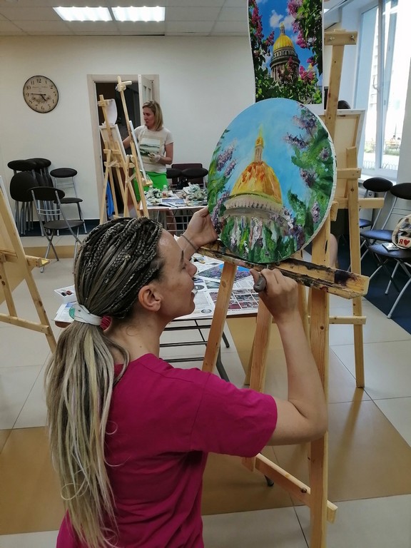 Мастер-класс по живописи ко Дню города «Любимый город – Петербург»